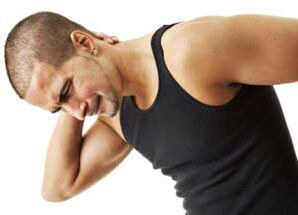 Pain in the neck is a symptom of cervical osteochondrosis